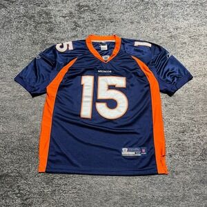 Reebok On Field Tim Tebow Denver Broncos Jersey Size 52 (Large) Home Stitched